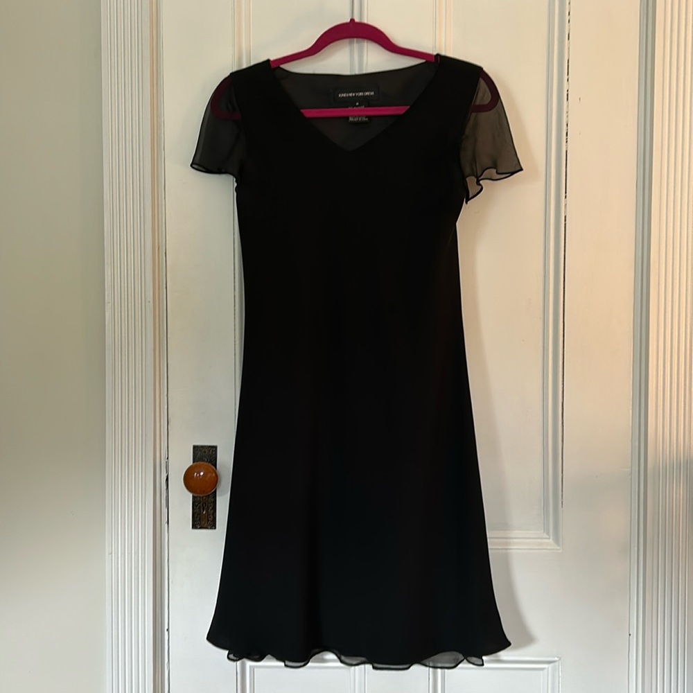 Simple classic black dress